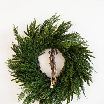 Norfolk & Cypress Real Touch Mix Christmas Wreath 24