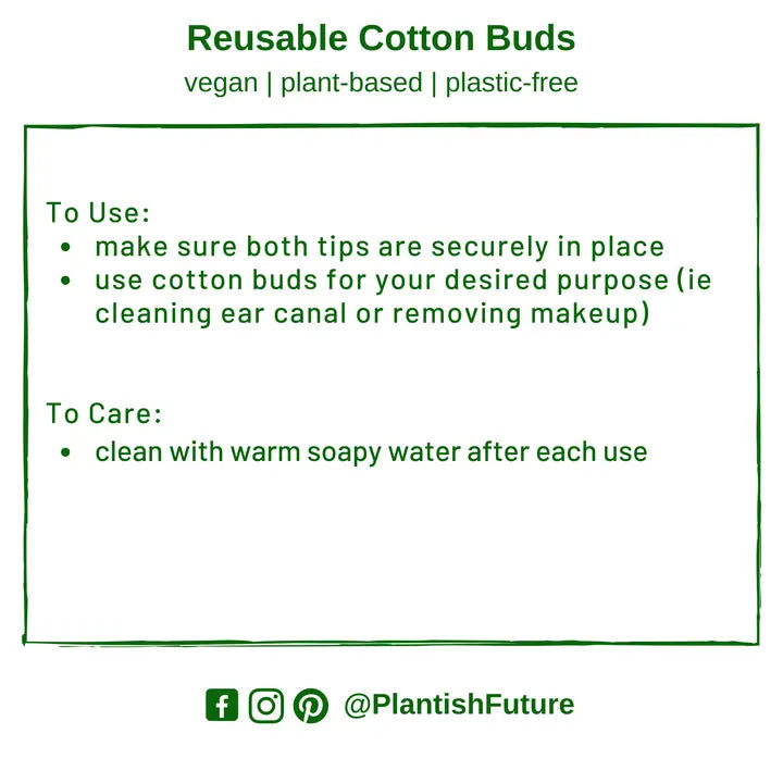 ECO- Reusable Cotton Buds